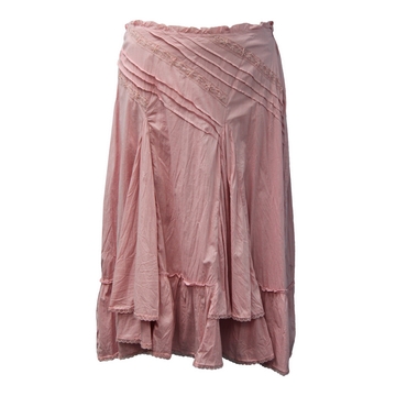 SC1182 Pink Large (12) - Ladies Skirts Cotton